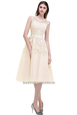 Short Evening Dresses Applique Beads Sheer Back Party Formal Evening Gown Dresses 2018
Short Evening Dresses Applique Beads Sheer Back Party Formal Evening Gown Dresses 2018