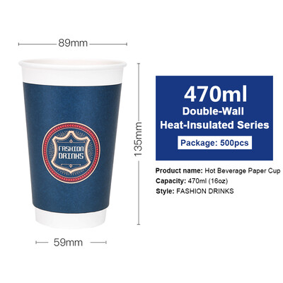 OTOR 240ml380ml470ml Paper Cups Two Layers Heat-Insulated Disposable Cup with Cover for Coffee&Beverages 500pcs
OTOR 240ml380ml470ml Paper Cups Two Layers Heat-Insulated Disposable Cup with Cover for Coffee&Beverages 500pcs