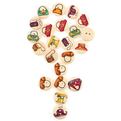 mymei 1 Bag 100pcs Mixed Pattern Wooden Buttons Fit Sewing&Scrapbook 20mm 
mymei 1 Bag 100pcs Mixed Pattern Wooden Buttons Fit Sewing&Scrapbook 20mm