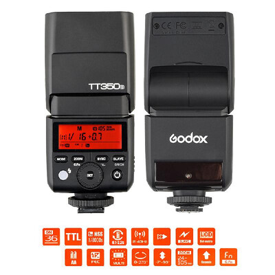 Godox TT350S Mini Portable Speedlite 24G Wireless Master Slave 18000S HSS TTL Flash Speedlight for Sony A77II A7RII A7R A58 A9
Godox TT350S Mini Portable Speedlite 24G Wireless Master Slave 18000S HSS TTL Flash Speedlight for Sony A77II A7RII A7R A58 A9