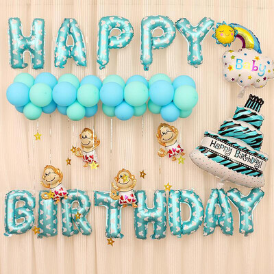 Inkfish balloon blue sunshine 3002 aluminum film letter balloon romantic couple adult blue birthday set party party banquet decoration wedding room auditorium layout
Inkfish balloon blue sunshine 3002 aluminum film letter balloon romantic couple adult blue birthday set party party banquet decoration wedding room auditorium layout