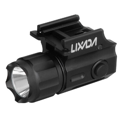 LIXADA G03 XP-G R5 210LM 2-mode LED Tactical Gun Rail Mount Flashlight PI4U