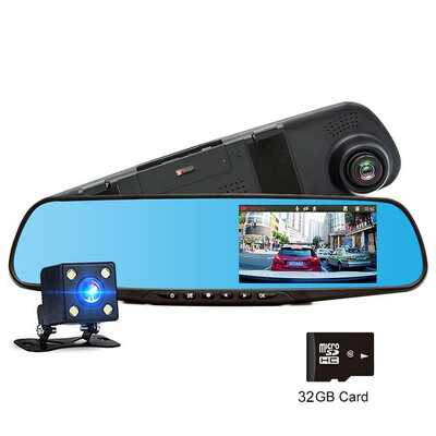 Junsun 43"Car DVR Dual Lens Full HD 1080P Video Recorder Rearview Mirror 160 Degree Automobile Camera Dash cam car dvrs 
Junsun 43"Car DVR Dual Lens Full HD 1080P Video Recorder Rearview Mirror 160 Degree Automobile Camera Dash cam car dvrs