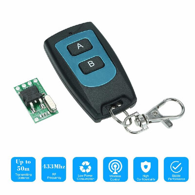 433Mhz Universal Wide Voltage DC 7V-36V Super Mini Body Wireless Remote Control Switch Receiver Module 10A Relay And 5PCS 2 Key RF
433Mhz Universal Wide Voltage DC 7V-36V Super Mini Body Wireless Remote Control Switch Receiver Module 10A Relay And 5PCS 2 Key RF