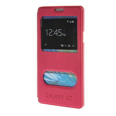 MOONCASE Samsung Galaxy A7 чехол для View Leather Flip Pouch Bracket Back Cover Hot pink 
MOONCASE Samsung Galaxy A7 чехол для View Leather Flip Pouch Bracket Back Cover Hot pink