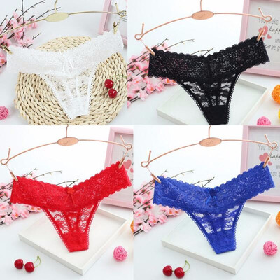Lbellagiovanna 4 pack Women Sexy Lace G-stiring Briefs Thongs Underwear Lace Panties Intimates Solid Lingerie Female Bragas6031p4
Lbellagiovanna 4 pack Women Sexy Lace G-stiring Briefs Thongs Underwear Lace Panties Intimates Solid Lingerie Female Bragas6031p4