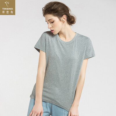 Filament bird TINSINO womens bottoming shirt comfortable&breathable slim round neck T-shirt female models WHY90421 flower gray L
Filament bird TINSINO womens bottoming shirt comfortable&breathable slim round neck T-shirt female models WHY90421 flower gray L