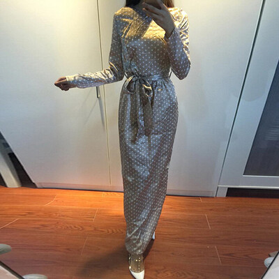 Lovaru ™ dot sheath long women dress full regular o-neck with sashes 2015 popular new arrival
Lovaru ™ dot sheath long women dress full regular o-neck with sashes 2015 popular new arrival