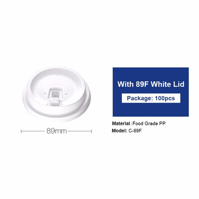 OTOR Cup Cover 100pcs Disposable PP Plastic 80mm 89mm Clear White Black Lid for Paper Cup Cold Drink Milk Tea Switch Cover
OTOR Cup Cover 100pcs Disposable PP Plastic 80mm 89mm Clear White Black Lid for Paper Cup Cold Drink Milk Tea Switch Cover