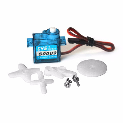 CYS-S0009 Tiny Analog Steering Servo for RC Car Buggy Truck Boat Airplane Helicopter RC Toys
CYS-S0009 Tiny Analog Steering Servo for RC Car Buggy Truck Boat Airplane Helicopter RC Toys