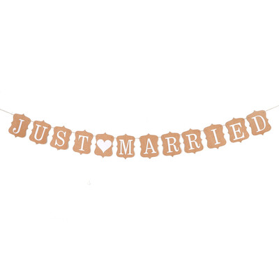 Vintage Just Married Banner Wedding Decor Bunting Photo Booth Props Signs Garland Bridal Shower Decoration
Vintage Just Married Banner Wedding Decor Bunting Photo Booth Props Signs Garland Bridal Shower Decoration
