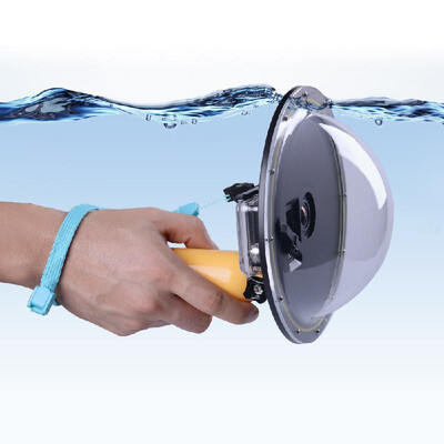 Andoer 6" Semicircular Underwater 5M Waterproof Cover Acrylic Housing Diving Lens Dome Port with Floating Handheld Grip for Sports
Andoer 6" Semicircular Underwater 5M Waterproof Cover Acrylic Housing Diving Lens Dome Port with Floating Handheld Grip for Sports