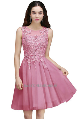 New Arrival A Line Homecoming Dresses Lace Applique Knee Length Formal Short Party Cocktail Prom Dresses
New Arrival A Line Homecoming Dresses Lace Applique Knee Length Formal Short Party Cocktail Prom Dresses