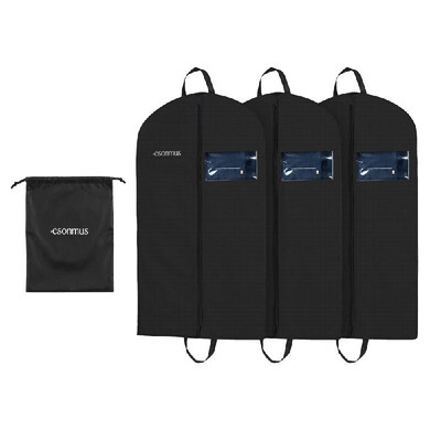 Esonmus 5pcs 128x60cm NonWoven PVC Window Hanging Garment Clothes Bags Dustproof Moistureproof Mothproof Dress Suit Covers with
Esonmus 5pcs 128x60cm NonWoven PVC Window Hanging Garment Clothes Bags Dustproof Moistureproof Mothproof Dress Suit Covers with
