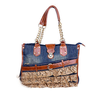 New Fashion denim bag women leather handbag lady shoulder bag british retro big bag casual fashion messenger bag motorcycle bag
New Fashion denim bag women leather handbag lady shoulder bag british retro big bag casual fashion messenger bag motorcycle bag