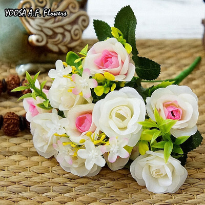 YOOSA Artificial silk 1 Bunch French Rose Floral Bouquet Fake Flower Table Daisy Wedding Flowers Decor Party accessory Flores
YOOSA Artificial silk 1 Bunch French Rose Floral Bouquet Fake Flower Table Daisy Wedding Flowers Decor Party accessory Flores
