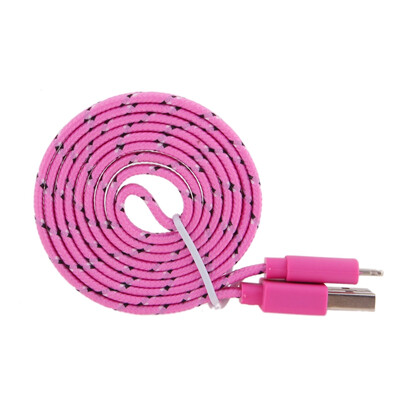 3610Ft Durable Braided Flat 8Pin Double-sided USB Data Sync Charger Cable Cord for iPhone 5 5S 6 6S Plus iPad 4 5 Air iOS9
3610Ft Durable Braided Flat 8Pin Double-sided USB Data Sync Charger Cable Cord for iPhone 5 5S 6 6S Plus iPad 4 5 Air iOS9