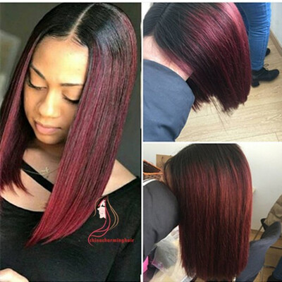 1b 99j Burgundy Short Bob Brazilian Hair Full Lace Wig With Baby Hair For Black Women dark roots ombre bob wig
1b 99j Burgundy Short Bob Brazilian Hair Full Lace Wig With Baby Hair For Black Women dark roots ombre bob wig