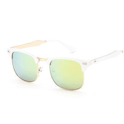 FEIDU Brand Half Frame Sunglasses Men Women Retro Metal Mirrored Sun Glasses Unisex Travellers Clear Lens Gafas De Sol
FEIDU Brand Half Frame Sunglasses Men Women Retro Metal Mirrored Sun Glasses Unisex Travellers Clear Lens Gafas De Sol
