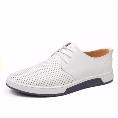 New 2018 Men Casual Shoes Leather Summer Breathable Holes Luxury Brand Flat Shoes for Men Drop Shipping
New 2018 Men Casual Shoes Leather Summer Breathable Holes Luxury Brand Flat Shoes for Men Drop Shipping