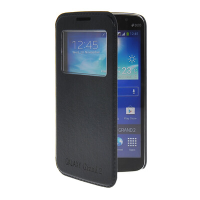 MOONCASE View Window Leather Side Flip Pouch Stand Shell Back Case Cover for Samsung Galaxy Grand 2 G7106 Blue
MOONCASE View Window Leather Side Flip Pouch Stand Shell Back Case Cover for Samsung Galaxy Grand 2 G7106 Blue