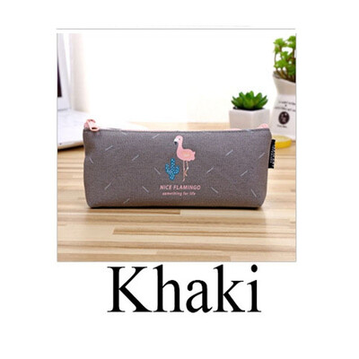 Fashion New School Supplies Cosmetic Large Capacity Flamingo Pencil Case Zip Coin Bag Canvas Makeup Pouch
Fashion New School Supplies Cosmetic Large Capacity Flamingo Pencil Case Zip Coin Bag Canvas Makeup Pouch