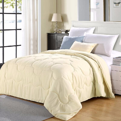 230 230 CM Queen Size Reversible Flower Solid Winter Quilt Comforter Duvet Alternative Bedclothes Home Textiles