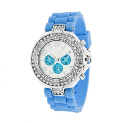 Unisex Geneva Silicone Jelly Gel Quartz Analog Sports Wrist Watch
