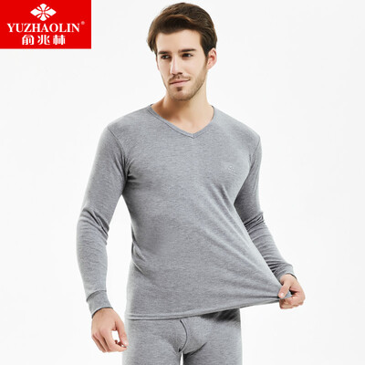 Yu Zhaolin YUZHAOLIN thermal underwear mens autumn clothing long trousers cotton bottoming V-neck cotton sweater warm basic underwear set male Tibetan blue
Yu Zhaolin YUZHAOLIN thermal underwear mens autumn clothing long trousers cotton bottoming V-neck cotton sweater warm basic underwear set male Tibetan blue