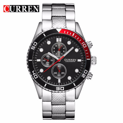 CURREN 8028 Elegant Quartz Steel Watch Mens Wristwatches with Point ScalesRound Dial-Black
CURREN 8028 Elegant Quartz Steel Watch Mens Wristwatches with Point ScalesRound Dial-Black