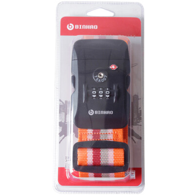 Binhao BINHAO new consignment thickening reinforced strapping suitcase strap with a word password lock with a pack with 990006SP striped orange
Binhao BINHAO new consignment thickening reinforced strapping suitcase strap with a word password lock with a pack with 990006SP striped orange