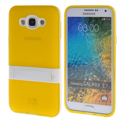 MOONCASE Galsxy E7 Case Jelly color Silicone Gel TPU Skin Slim With Stand Back Case Cover for Samsung Galsxy E7 Yellow
MOONCASE Galsxy E7 Case Jelly color Silicone Gel TPU Skin Slim With Stand Back Case Cover for Samsung Galsxy E7 Yellow