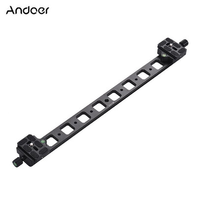 Andoer PU-480 Extended Double QR Quick Release Plate Camera Bracket Track Slider Aluminum Alloy for Tripod Ballhead
Andoer PU-480 Extended Double QR Quick Release Plate Camera Bracket Track Slider Aluminum Alloy for Tripod Ballhead