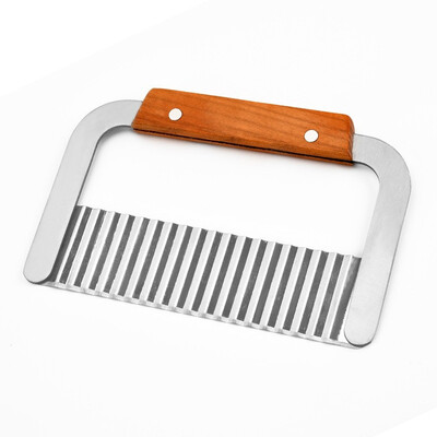 Kitchen Tools Stainless Steel Handle Wave Knife French Fries Corrugated Knife Cross Section Knife Creative Potato Cutter
Kitchen Tools Stainless Steel Handle Wave Knife French Fries Corrugated Knife Cross Section Knife Creative Potato Cutter