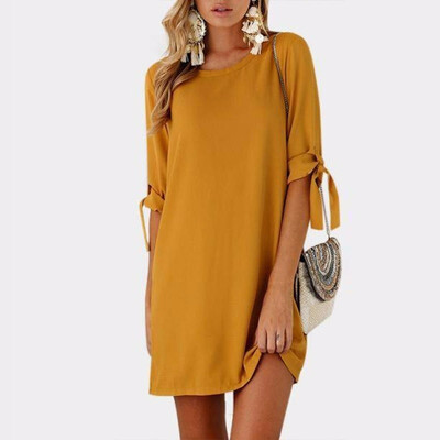 2018 Spring Autumn Women Crew Neck Long Beam Sleeve Chiffon Loose Mini Dress Pullover Solid Color
2018 Spring Autumn Women Crew Neck Long Beam Sleeve Chiffon Loose Mini Dress Pullover Solid Color