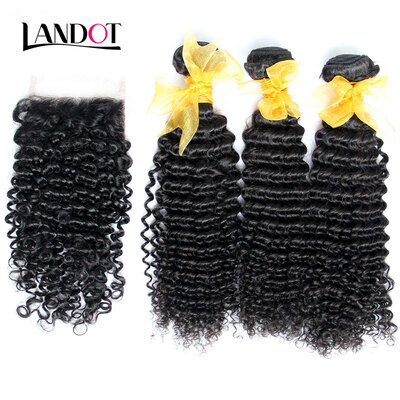 9A Lace Closure With 3 Bundles Malaysian Curly Virgin Human Hair Weaves 4 PcsLot Kinky Curly Remy Hair And Closures Natural Black
9A Lace Closure With 3 Bundles Malaysian Curly Virgin Human Hair Weaves 4 PcsLot Kinky Curly Remy Hair And Closures Natural Black