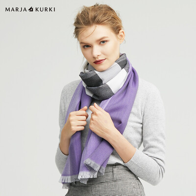 MARJA KURKI wool scarf couple models fashion plaid wild silk wool scarf female gift box trend selection 1CC553226 purple
MARJA KURKI wool scarf couple models fashion plaid wild silk wool scarf female gift box trend selection 1CC553226 purple