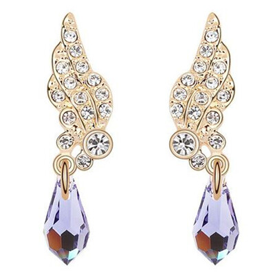 High Quality Drop Earrings Made with Crystal from Austrian Elements Women Pendientes for Wedding Party Jewelry 6805
High Quality Drop Earrings Made with Crystal from Austrian Elements Women Pendientes for Wedding Party Jewelry 6805