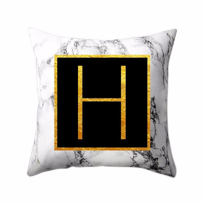 Modern Pillowcases 4545 Gold Alphabet Word Letter White Marble Pattern Pillow Case Super Soft Throw Sofa Bed Cushion Cover Protec
Modern Pillowcases 4545 Gold Alphabet Word Letter White Marble Pattern Pillow Case Super Soft Throw Sofa Bed Cushion Cover Protec