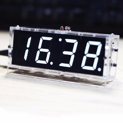 Digital LED Electronic Clock DIY Kit Light Control Temperature Time Display M6V7Green
Digital LED Electronic Clock DIY Kit Light Control Temperature Time Display M6V7Green