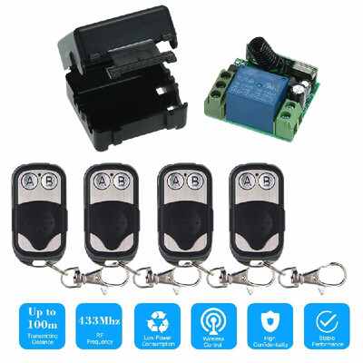 Smart Home 433Mhz DC 12V 1CH Wireless Remote Switch Relay Receiver Transmitter Universal Remote Control Switch Module&5PCS RF
Smart Home 433Mhz DC 12V 1CH Wireless Remote Switch Relay Receiver Transmitter Universal Remote Control Switch Module&5PCS RF