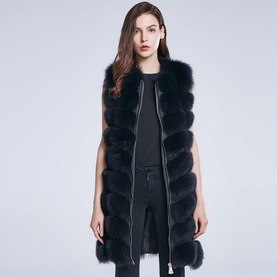 Fox Fur Long Coat Winter Coat Female Hairy Fur Collar Real Fur Coat Adjustable Fatty Skinny Design Tilt Stripe 2018 New Discount
Fox Fur Long Coat Winter Coat Female Hairy Fur Collar Real Fur Coat Adjustable Fatty Skinny Design Tilt Stripe 2018 New Discount