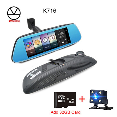 KAWOSEN K716 Car Mirror Video 8" 4G DVR Camera Android 51 with GPS DVRs Automobile Recorder Rear view Mirror Camera Dash Cam
KAWOSEN K716 Car Mirror Video 8" 4G DVR Camera Android 51 with GPS DVRs Automobile Recorder Rear view Mirror Camera Dash Cam