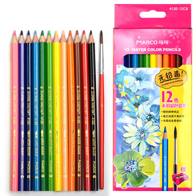 Marco 4120-24CB 24 color water soluble color pencil / color pen / color lead paper box
Marco 4120-24CB 24 color water soluble color pencil / color pen / color lead paper box