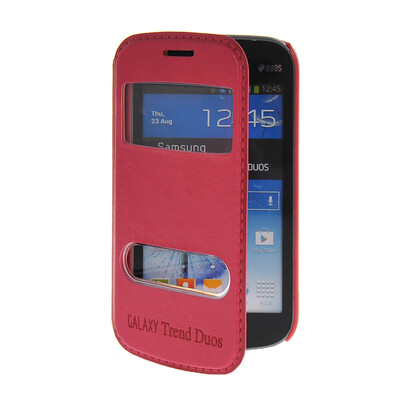MOONCASE View Window Leather Side Flip Pouch Stand Shell Back ЧЕХОЛ ДЛЯ Samsung Galaxy S Duos S7562 Hot pink
MOONCASE View Window Leather Side Flip Pouch Stand Shell Back ЧЕХОЛ ДЛЯ Samsung Galaxy S Duos S7562 Hot pink