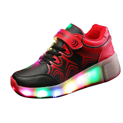 Womens Girl Fashion LED Light Athletic Wheels Shoe Colored Sneaker Roller Skates
Womens Girl Fashion LED Light Athletic Wheels Shoe Colored Sneaker Roller Skates