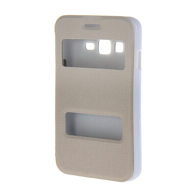 MOONCASE Side Flip Hard board Slim Leather Bracket Window Case Cover for Samsung Galaxy Z1 Z130H White
MOONCASE Side Flip Hard board Slim Leather Bracket Window Case Cover for Samsung Galaxy Z1 Z130H White