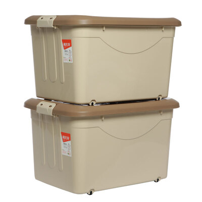 Citylong 72L extra large khaki storage box with pulley green plastic storage box household storage box 2 Pack 6130
Citylong 72L extra large khaki storage box with pulley green plastic storage box household storage box 2 Pack 6130