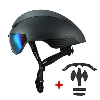 Cycling Helmet Adult MTB Road Bike Safety Helmet Lightweight Sports Protective Equipment with Detachable Goggle Extra Lining
Cycling Helmet Adult MTB Road Bike Safety Helmet Lightweight Sports Protective Equipment with Detachable Goggle Extra Lining