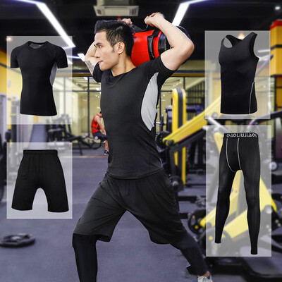 Fan Dimu fitness clothing sports suit four-piece fitness clothing tight compression clothing men&women training running clothes FNZ9001-mesh gray - short-sleeved four-piece
Fan Dimu fitness clothing sports suit four-piece fitness clothing tight compression clothing men&women training running clothes FNZ9001-mesh gray - short-sleeved four-piece
